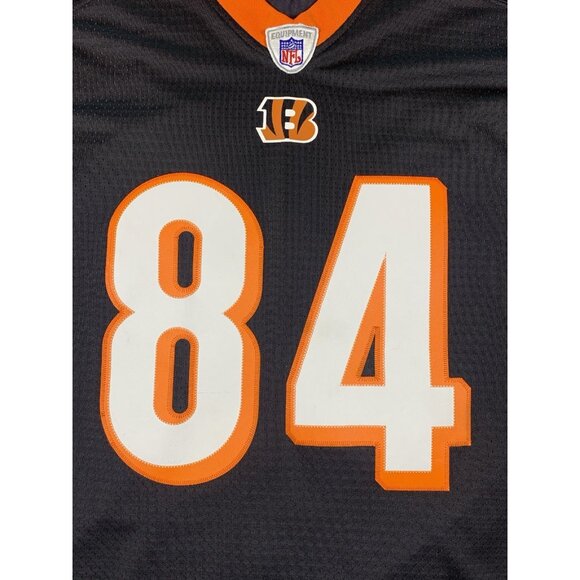 VTG Reebok NFL Cincinnati Bengals TJ Houshmandzadeh Jersey Mens XXL Orange Black - Picture 5 of 10